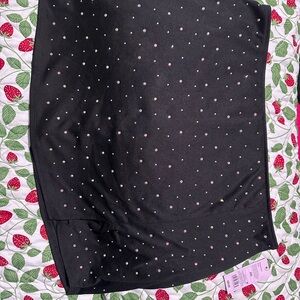 Wild Fable Black Skort with Rhinestone Accents